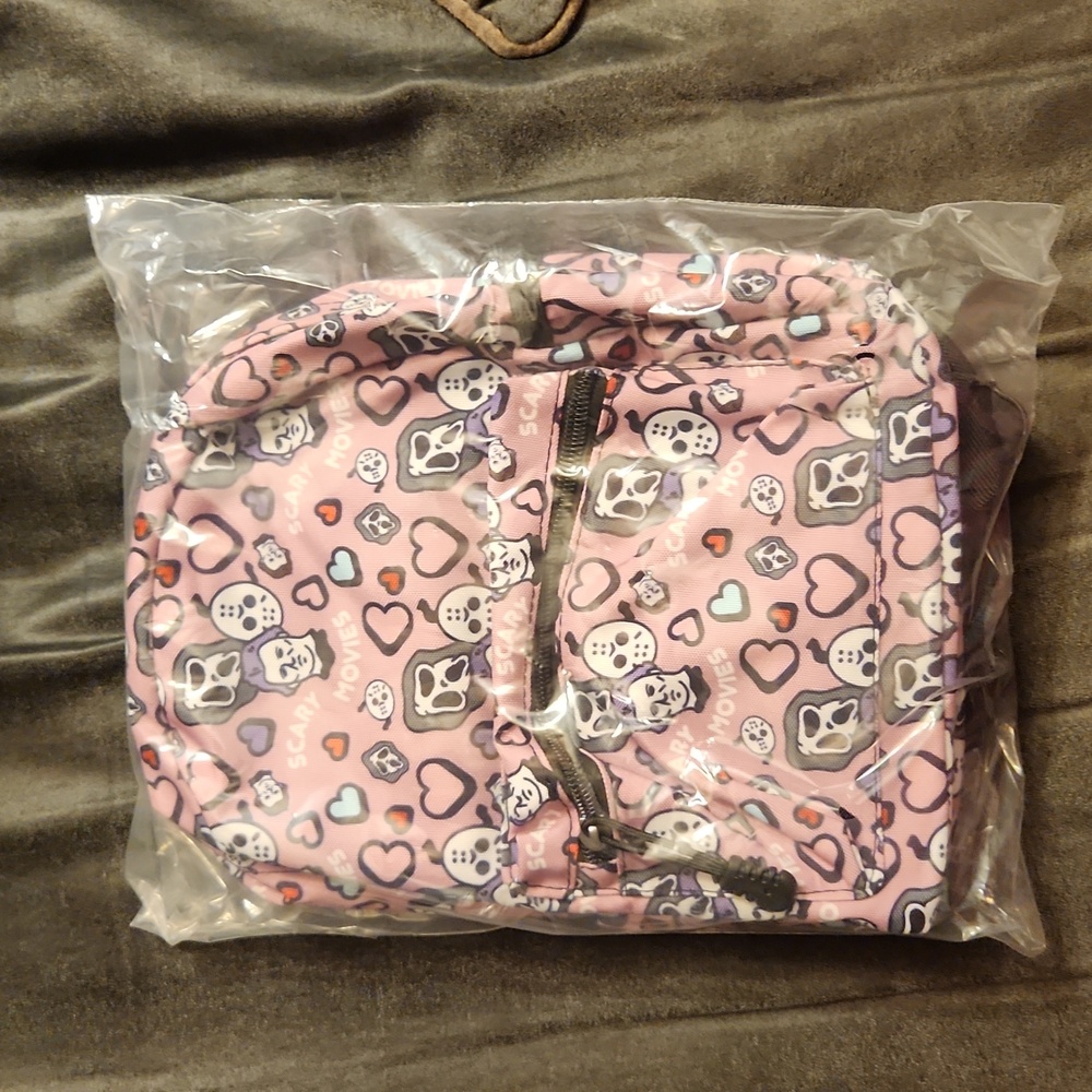 Scarey movie mini backpack